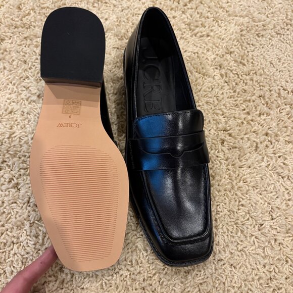 J. Crew Shiny Black Loafers - Picture 2 of 5